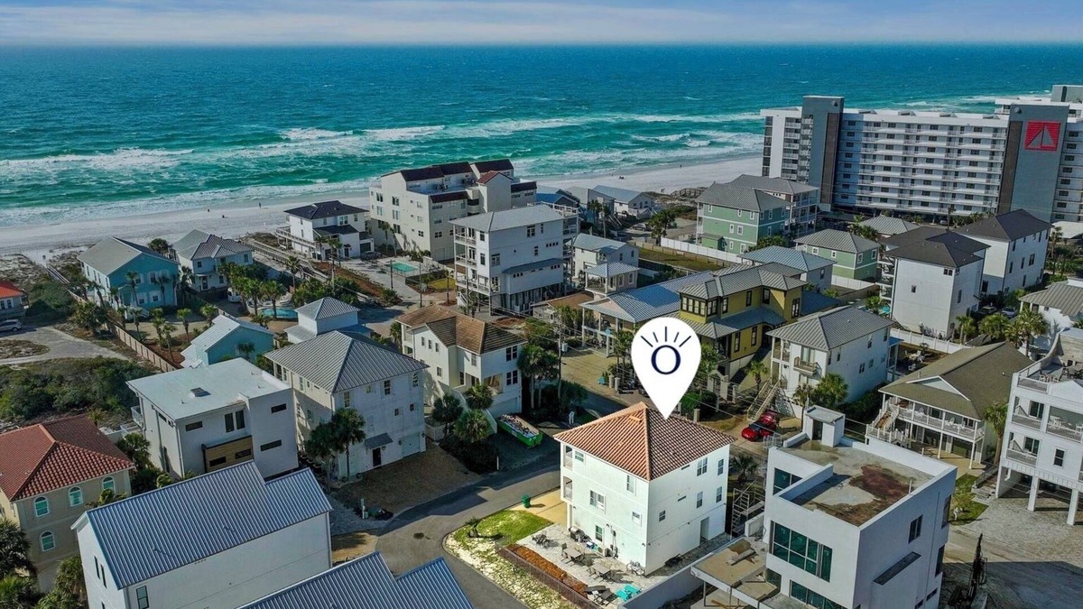 Miramar Beach House | Beach Bliss | 80 yards to the Beach Sleeps 21 Gulf Views Game Room