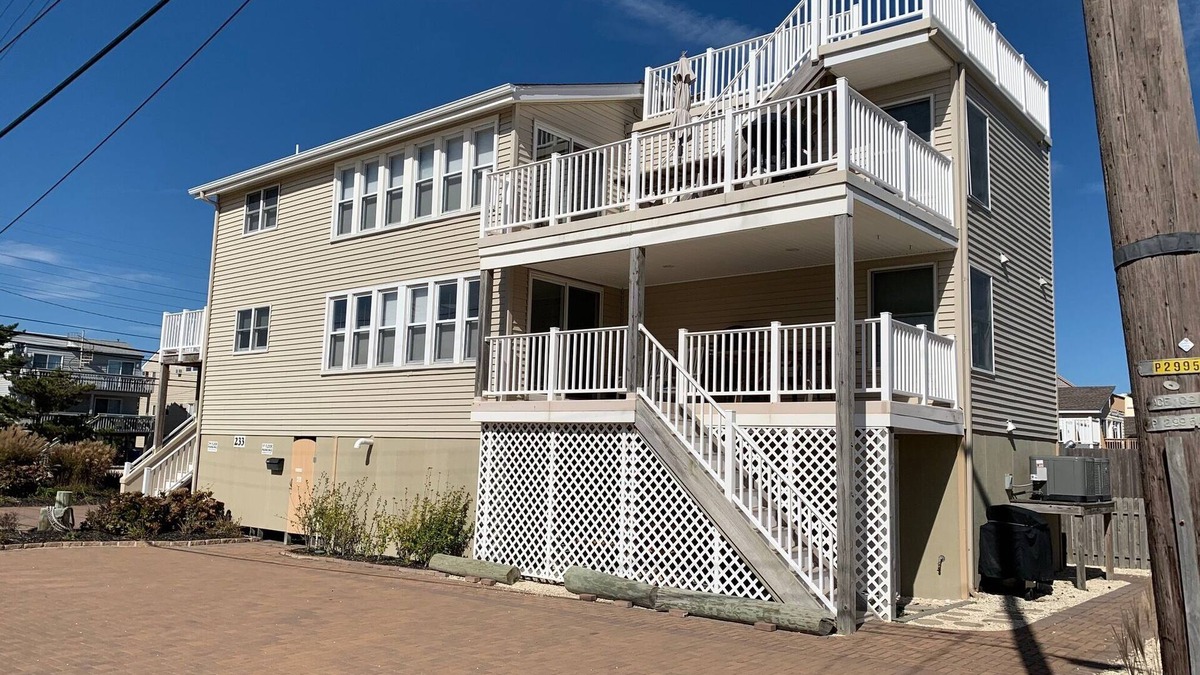 South Beach Haven House | Beach Block in Beach Haven - 3 bedrooms + 2 full baths - Unit 1 of duplex