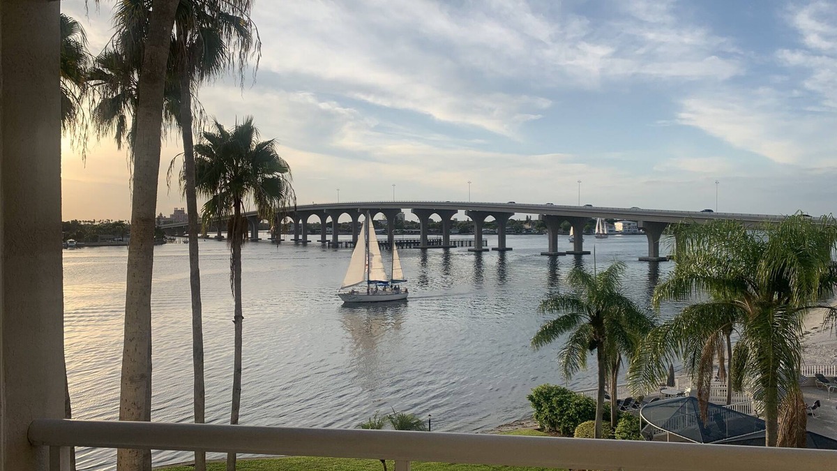 St. Petersburg Condo | Beach, Boats, Birds,Dolphin, And Pool Views All From Your Private Balcony!