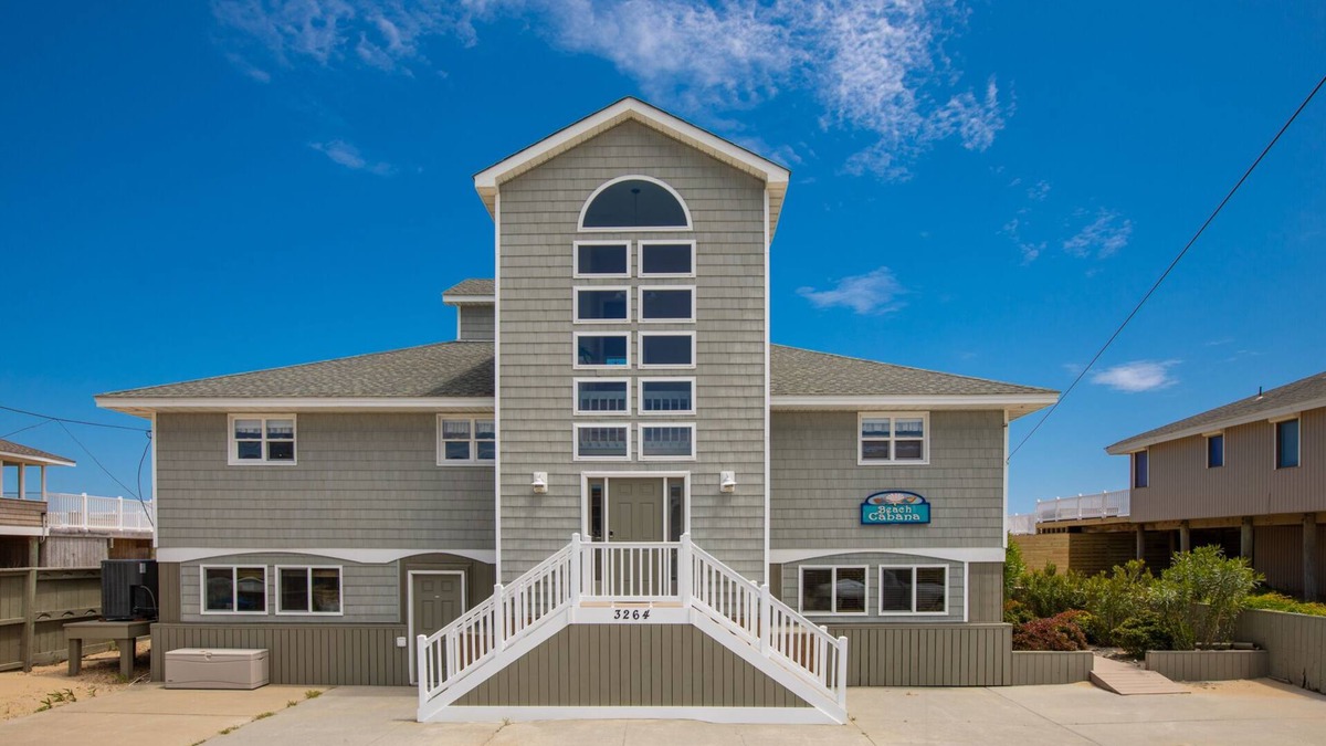 Sandbridge House | Beach Cabana-POOL, HOT TUB, Oceanfront Sleeps 24!