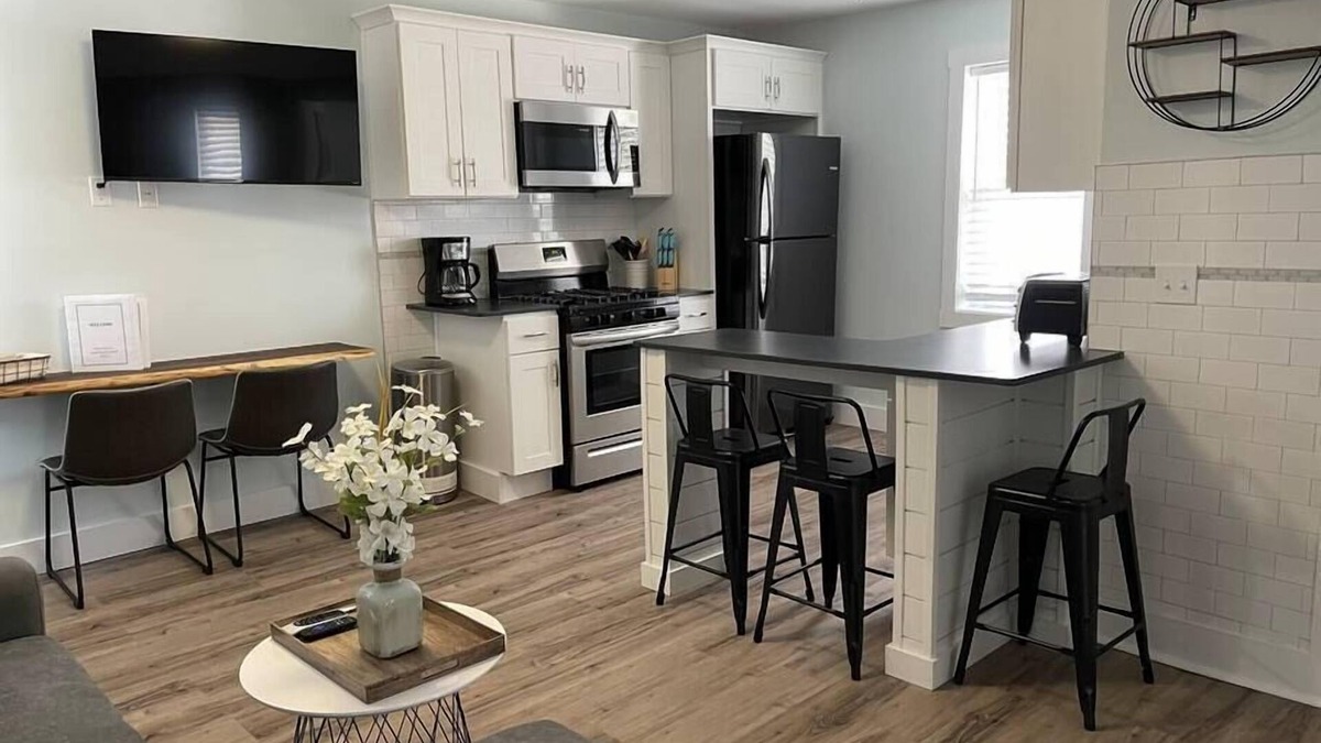 Ship Bottom Apartment | Beach Chic LBI Apartment- 1 Block from Beach