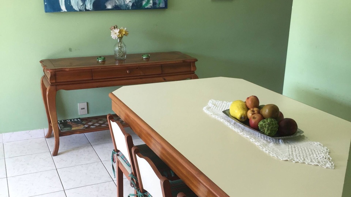 Jardim Ana Maria Apartment | Beach Cove Apartment in Closed Condominium with Balcony and Garden