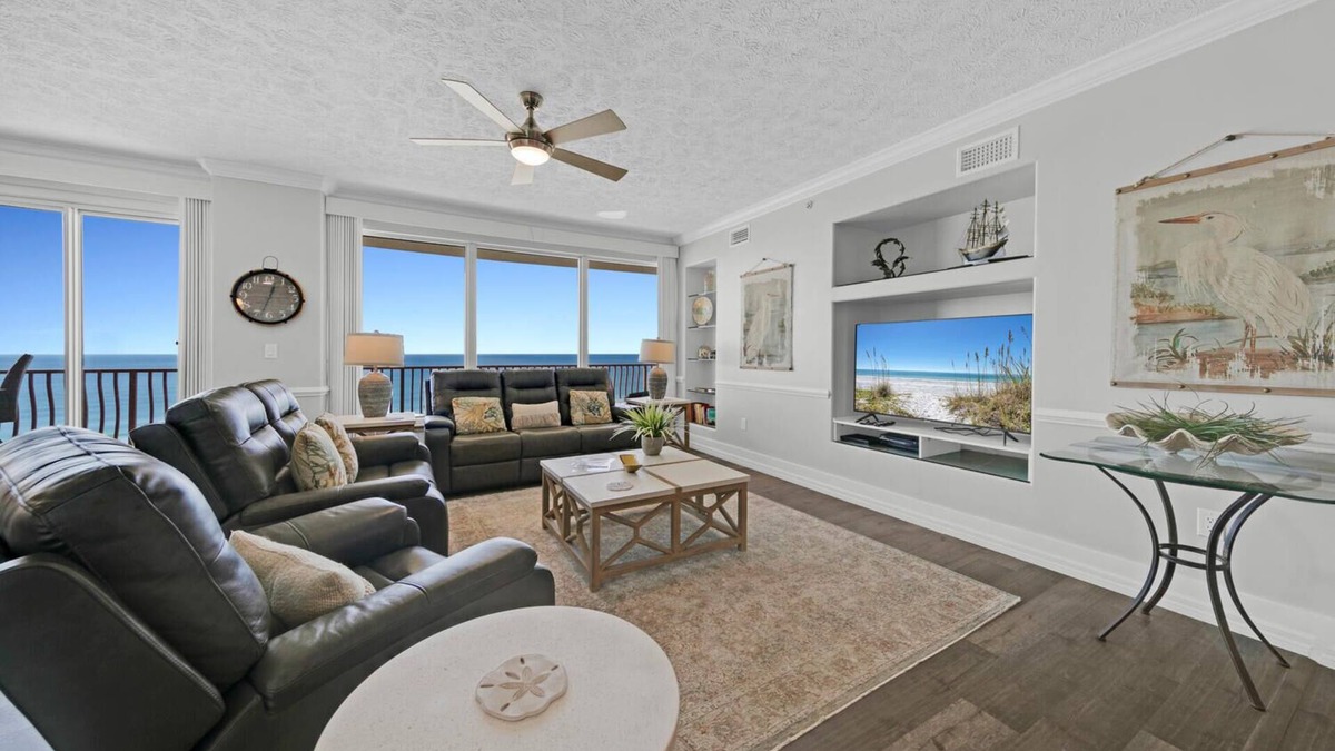 Gulf Lagoon Beach Condo | ☀️Beach Front Luxury-Pool- Fitness- 3BR Hidden Dunes 604☀️