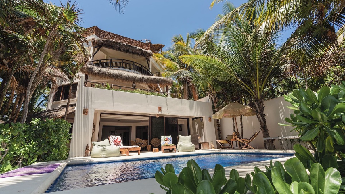 Ek Balam Village Villa | Beach front Paradise | Casa NFT Tulum-Soliman Bay