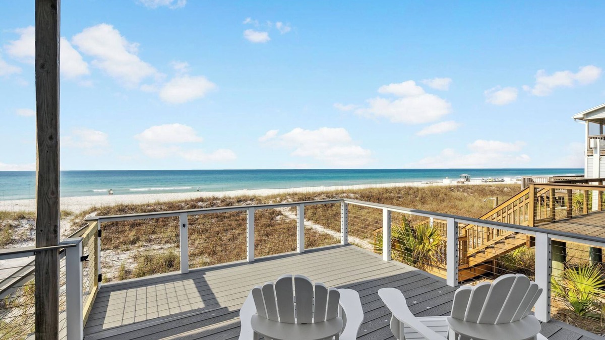 Laguna Beach Estates House | Beach front townhome! West End PCB! Beautiful views and Great Location!