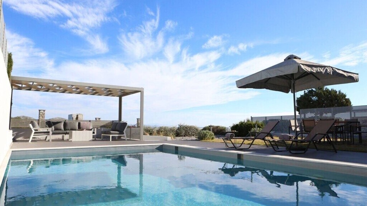 Katakali Villa | Beach front villa with private sea water pool & amazing sea view to Saronic golf