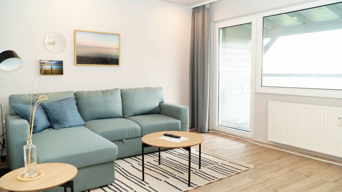 Rettin Apartment | Beach shell - sustainable 2-room apartment with Baltic Sea view