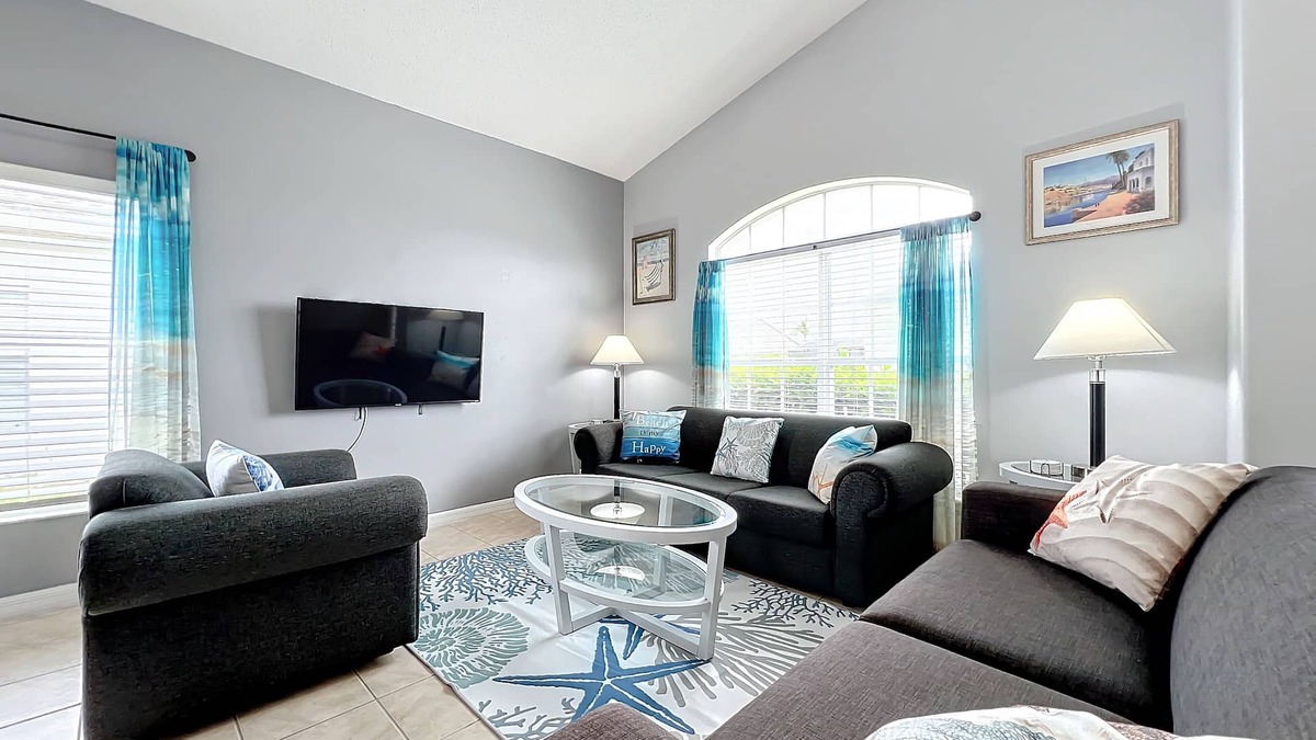 Four Corners House | Beach Themed Vacation Pool/Spa Home/Close To Disney