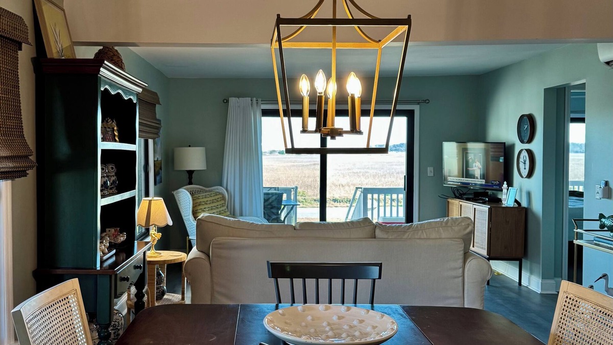 Oceanmarsh Subdivision Condo | Beach Thyme! Marsh Views Short Walk to Beach and Pools - Double Decks