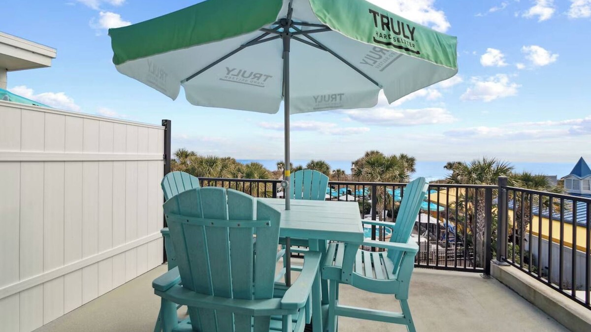 Atlantic Beach Hotel | Beach Vacation Awaits! Relaxing Ocean View Suite with Pool & Pet Friendly