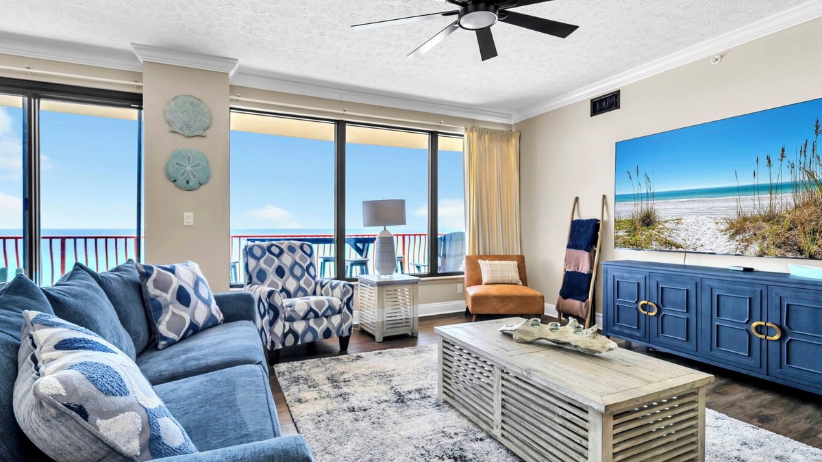 Gulf Lagoon Beach Condo | 🌊Beach Views-Oversized Balcony-Gulf Front Pool-Hidden Dunes 704🌊