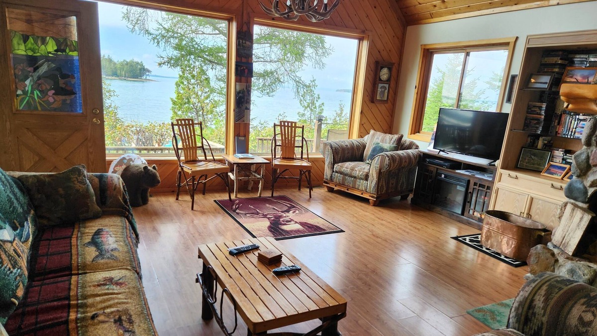 Drummond House | Beaches await you at Drummond Island lakefront home