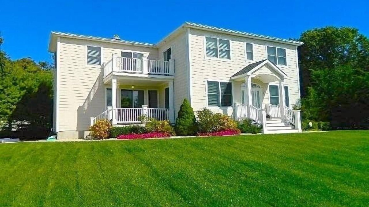 Hampton Bays House | Beaches everywhere! Gorgeous pool and new hot tub in super private setting!