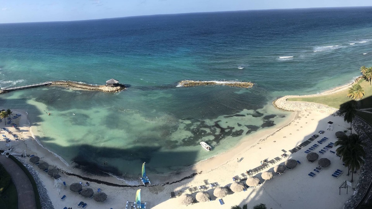 Montego Bay Condo | Beachfront 12th Floor Penthouse Living with Resort Access