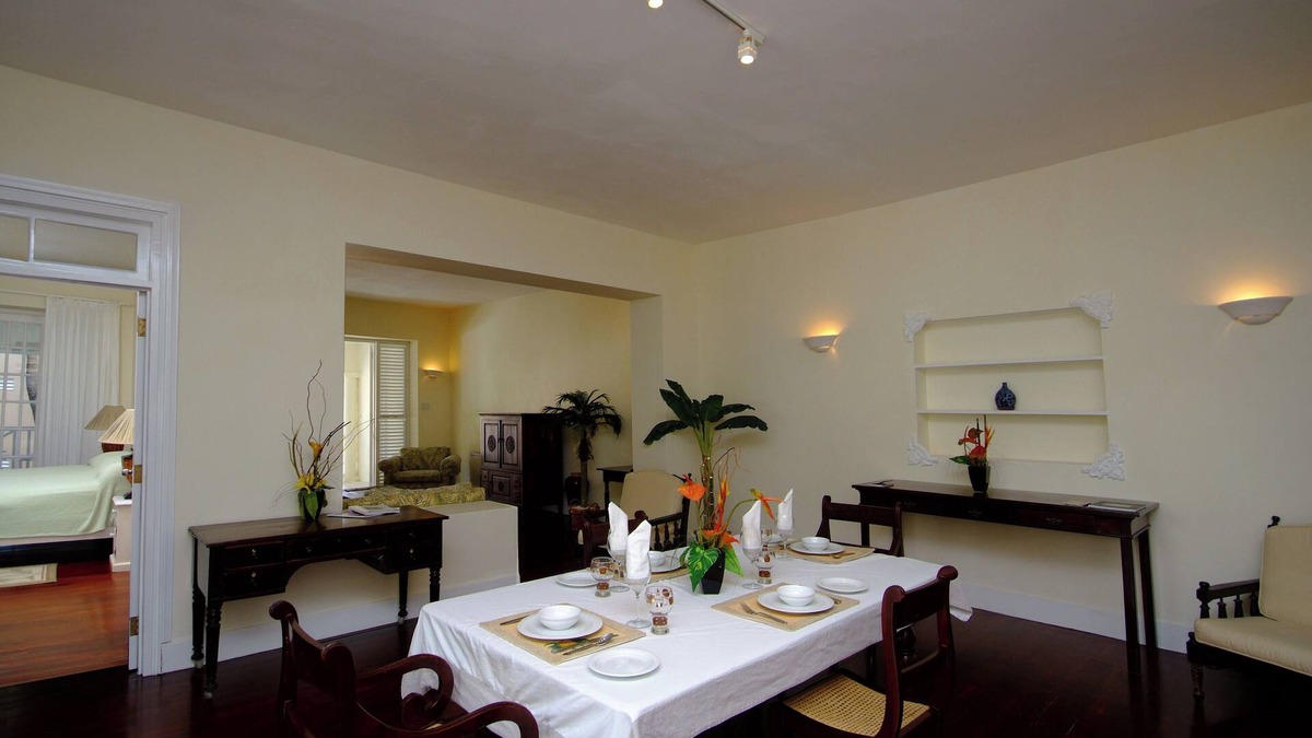 Silver Sands Apartment | Beachfront 2 bedroom apt. No. 2 right one the white sand beach of Silver Sands