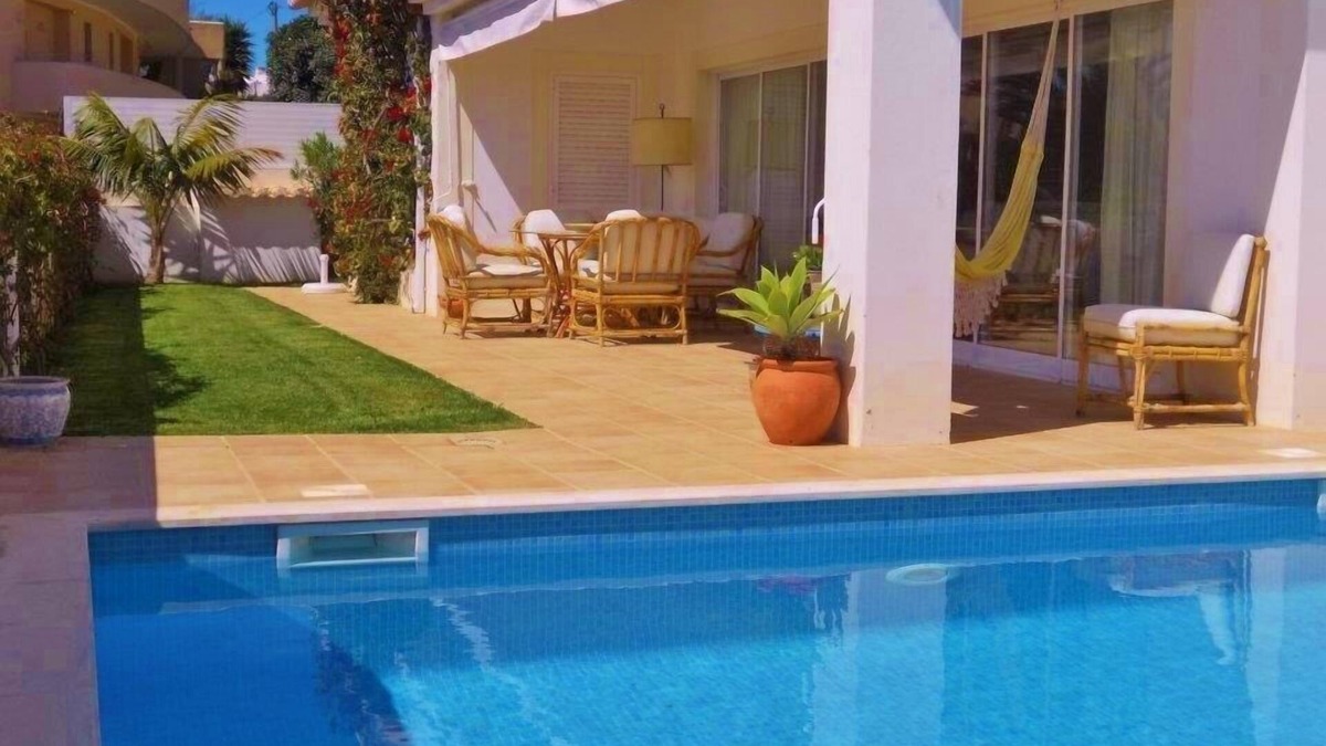 Meia Praia Apartment | Beachfront Apartment with Private Pool, BBQ, and Sea views