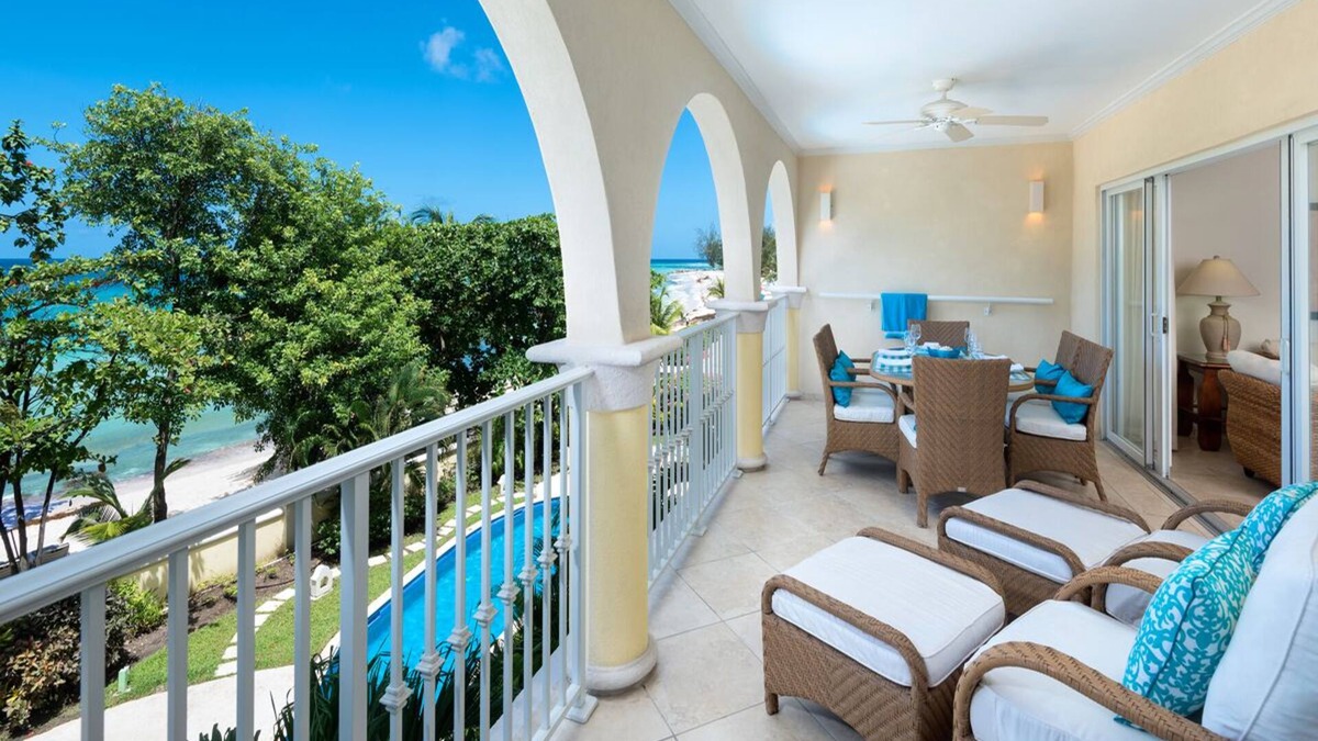 St. Lawrence Gap Apartment | Beachfront Condo with Pool - Sapphire 205 (2 bed)