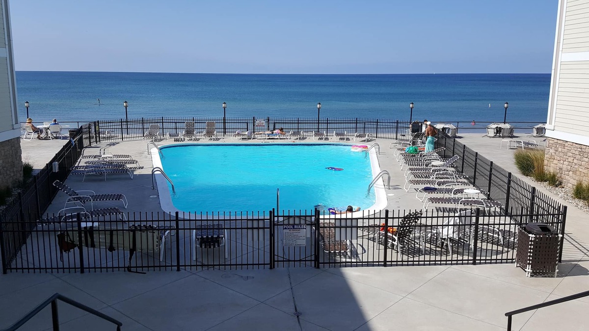 South Haven Condo | Beachfront Condo on Lake Michigan with heated pool.