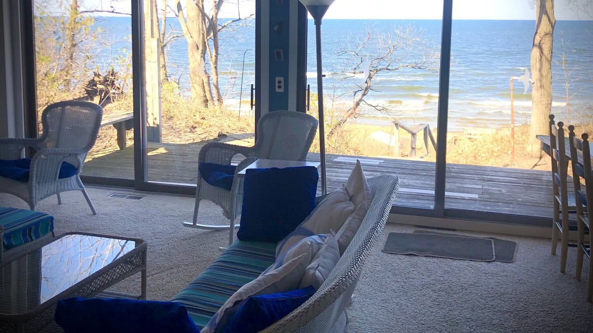 Port Sheldon Cottage | Beachfront Cottage On Lk Mich At Port Sheldon (8 mi. N of Holland)