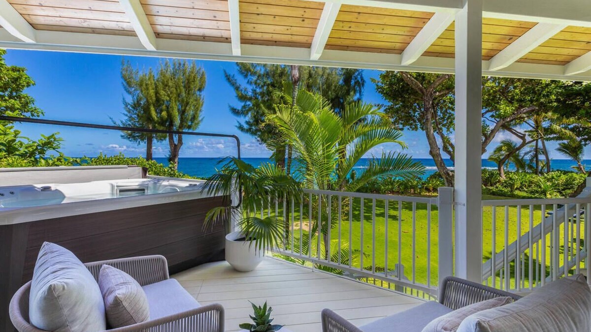 Wainiha House | Beachfront Haena home with A/C - Near Tunnels Beach