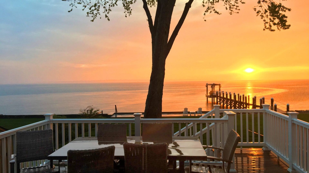Bristol House | Beachfront home. 3+bedrooms & 2 baths. Steps from Colt State Park/Bristol Beach