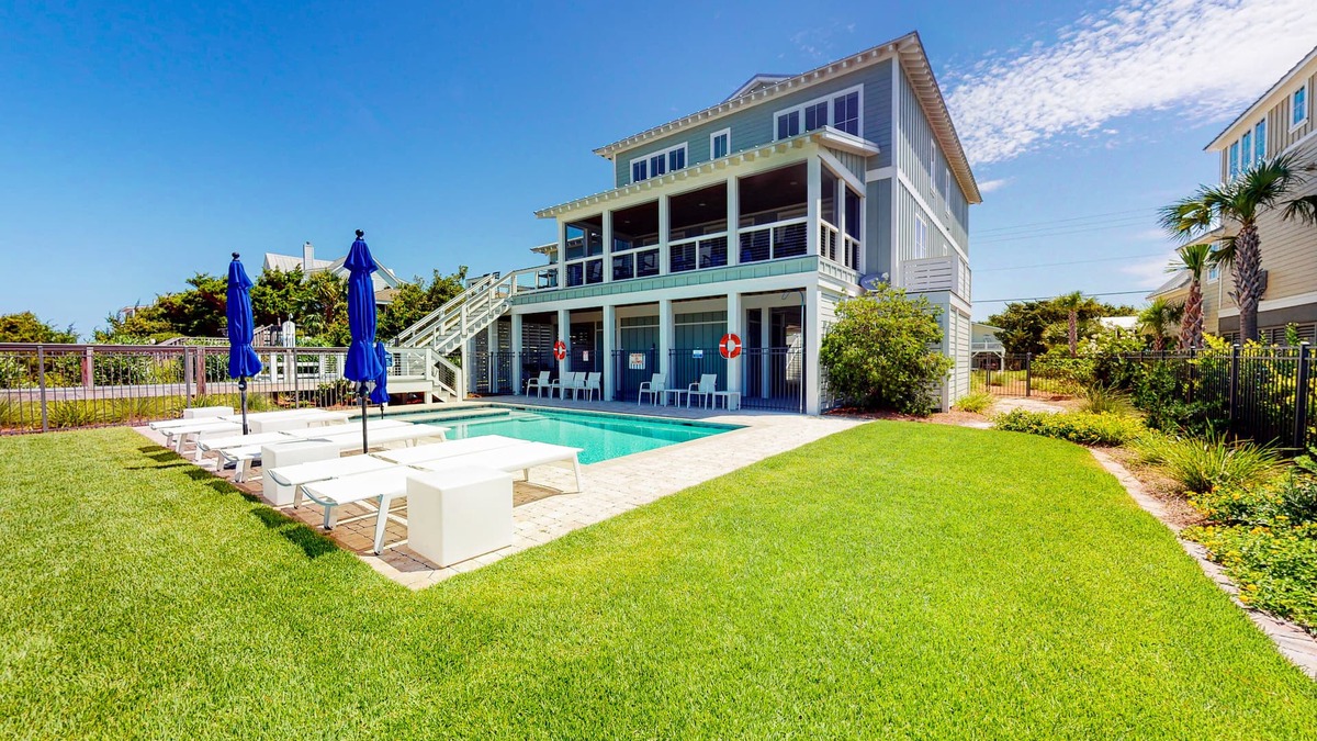 Edisto Island House | Beachfront Home Features Free WiFi, Private Pool, Patio, & Private Washer/Dryer