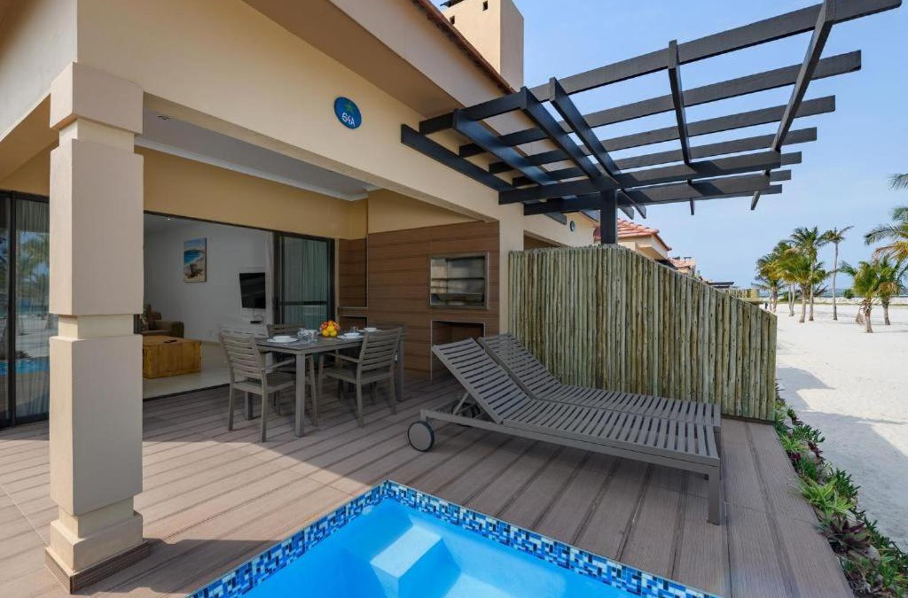 Gueima Villa | Beachfront Luxury Villa - Private Pool & Sunset Views
