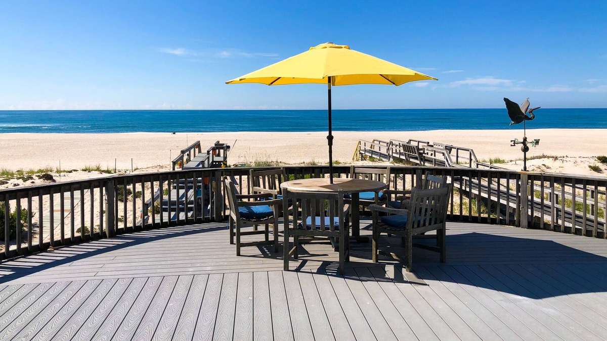 West Hampton Dunes House | Beachfront ocean-view escape with rooftop & private beach access - dog-friendly