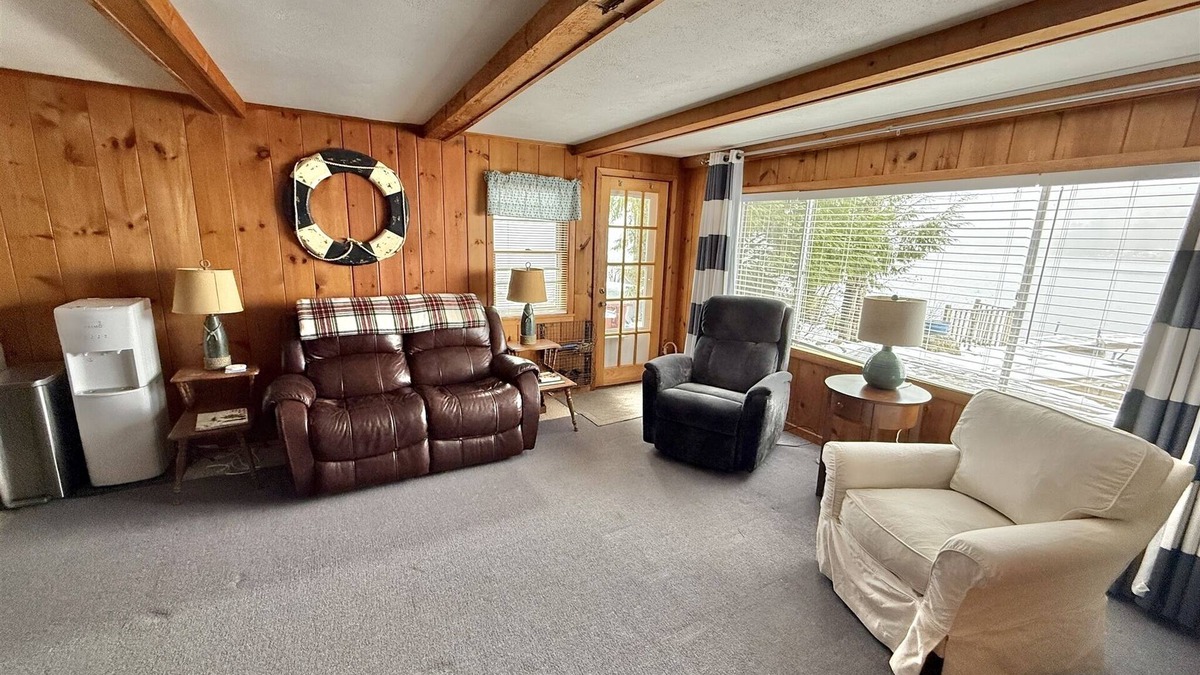 Gray Cabin | BEACHFRONT ON LITTLE SEBAGO LAKE
