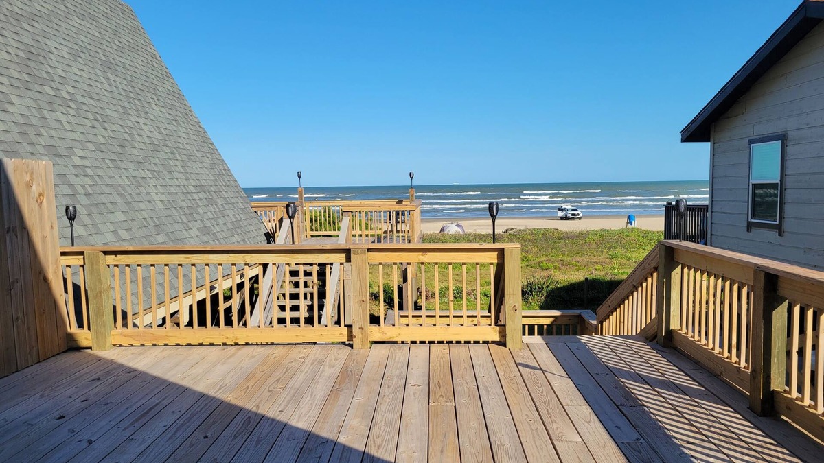 Freeport Cottage | Beachfront Pathway Through the Dune onto the Beach