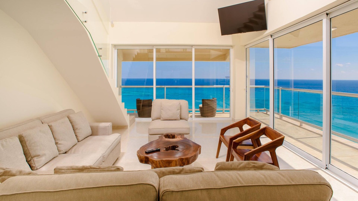 Punta Cancun Condo | Beachfront Penthouse on the Sand! Incredible Views! Walk to Eat, Drink, Play!