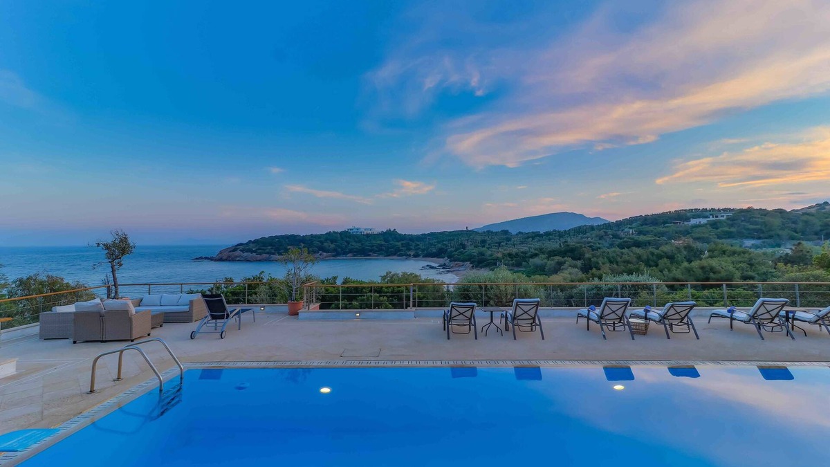 Legrena Villa | Beachfront Pool Villa Pasithea in Sounio, Athens