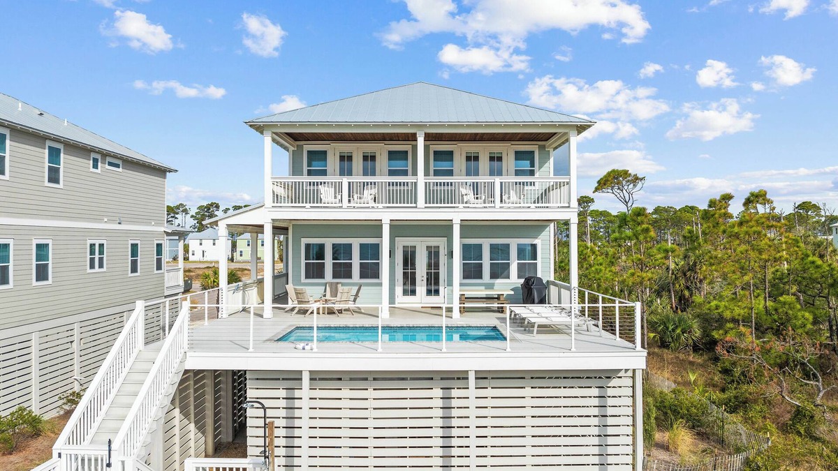 Cape San Blas House | Beachfront, Private Pool, Pet-Friendly, South Cape!