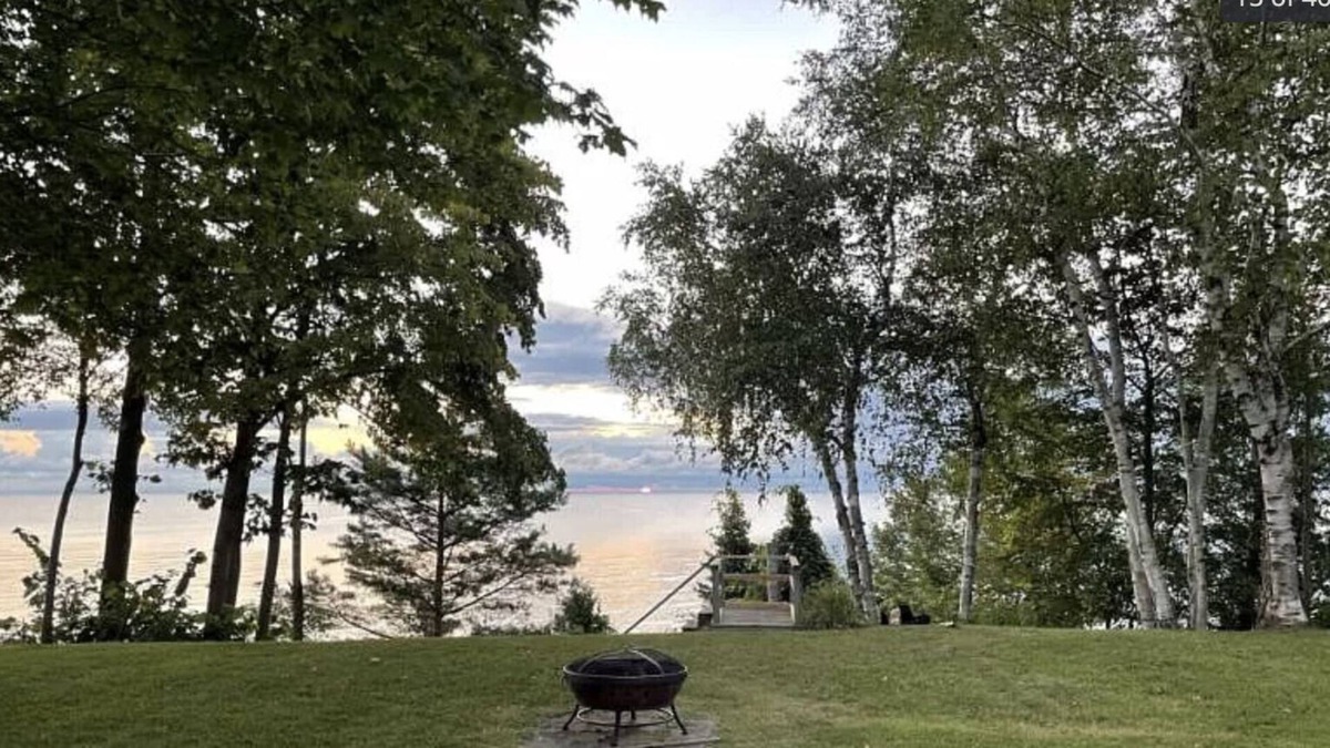 Forestville House | Beachfront property on Lake Huron with your water view and private beach