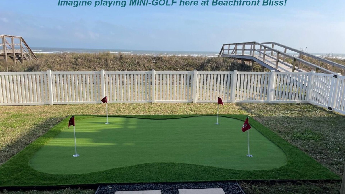 Galveston House | Beachfront, Putting Green & Bar Swings - on HGTV