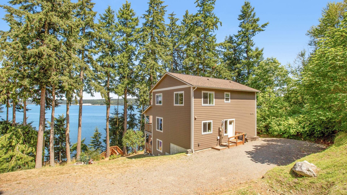 Port Hadlock House | Beachfront three-story home w/deck, bay views, hot tub, game room, and WiFi