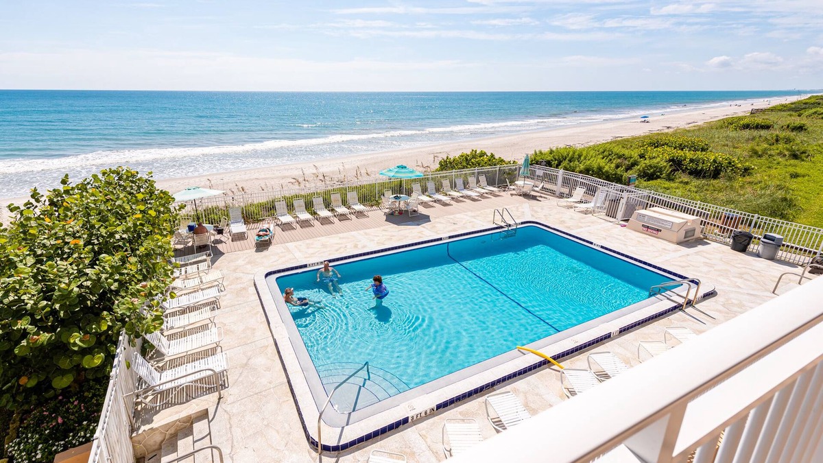 Indian Harbour Beach Condo | Beachfront Vacation Rental, W/updated kitchen. Amazing Views of the ocean!
