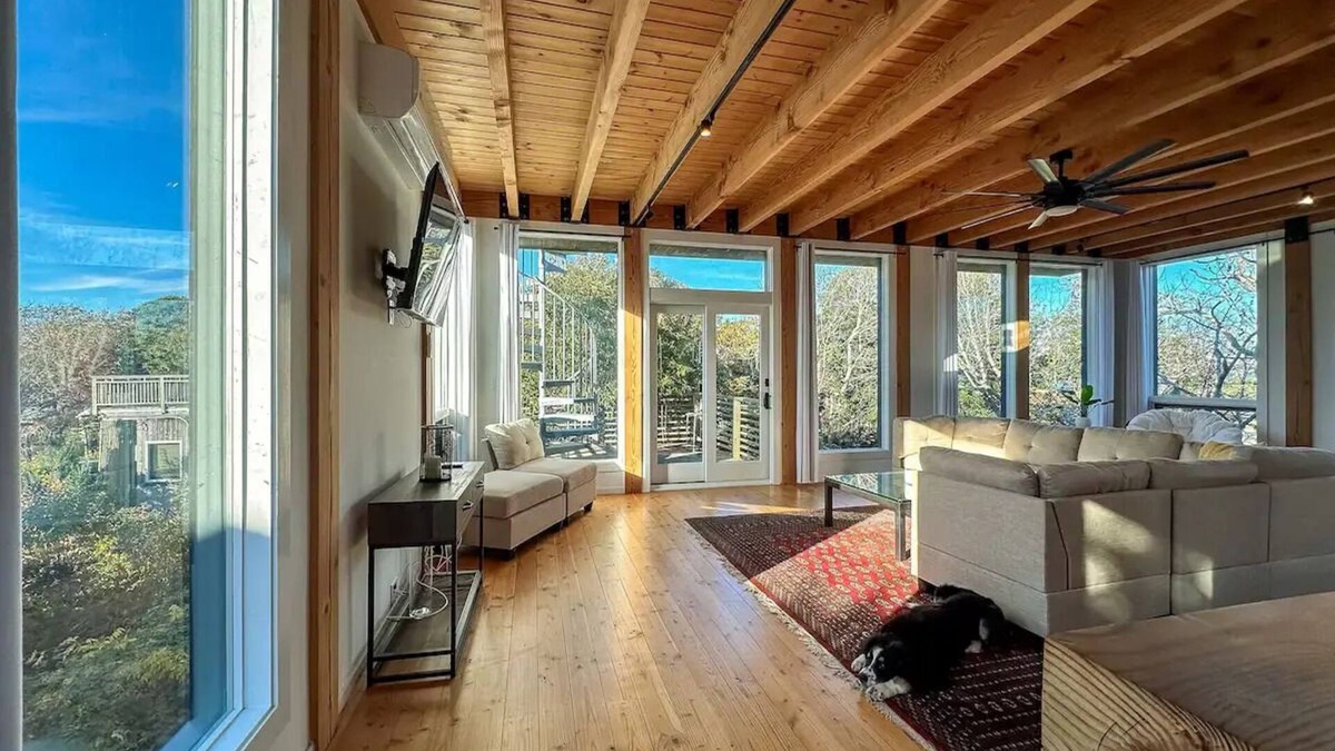 Fire Island Pines House | Beachside Oasis w/Pool Views Rooftop Atriumnn