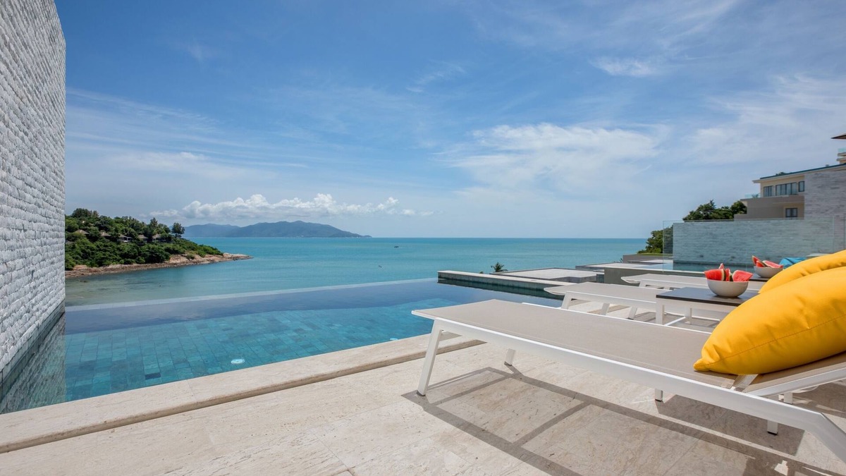 Moo 5 Villa | Beachside Villa 'Bayside 18' - Panoramic Sea Views and easy Beach Access