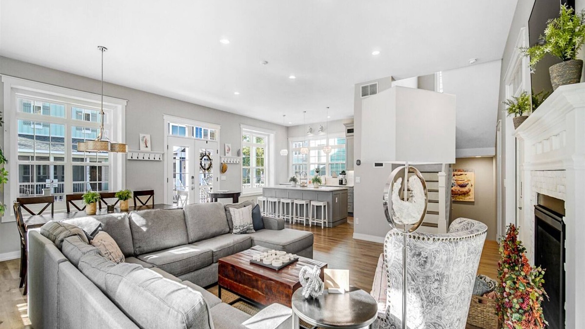 Michigan City House | Beachwalk Set Sail! Luxury Home Open Floor Concept Large Outdoor Area