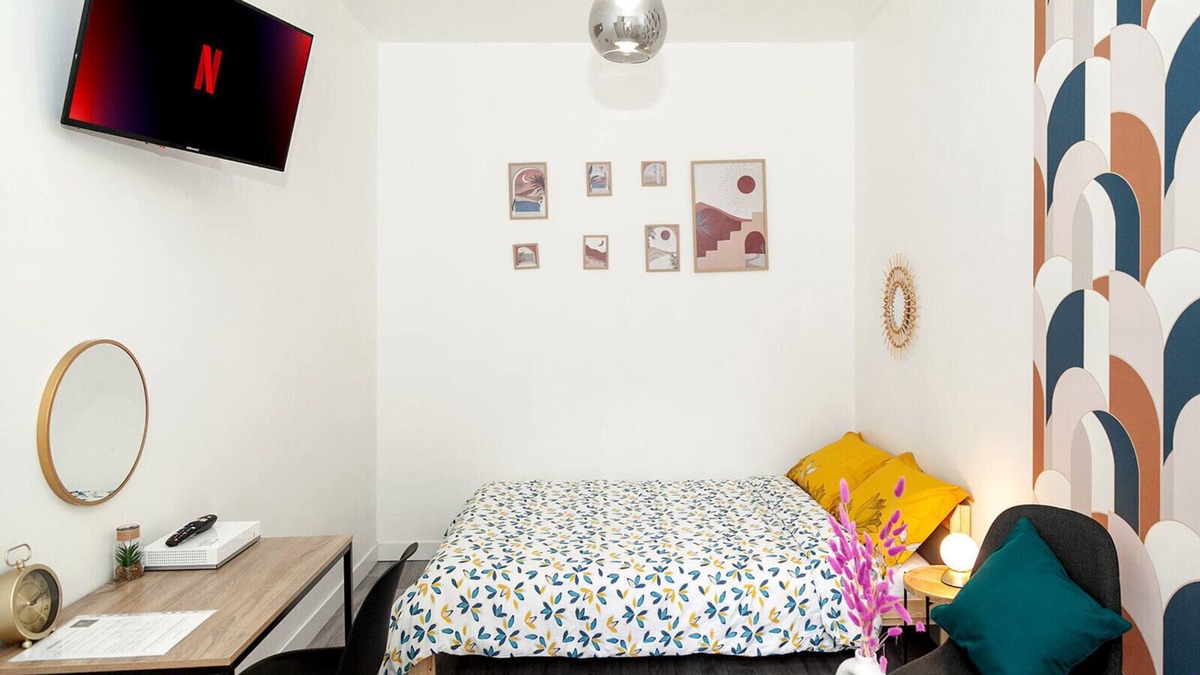 Les Gondoles Apartment | ♥️BEAU STUDIO♥️20 MIN FROM PARIS ♥️ 5 MIN FROM THE TRAIN STATION ♥️