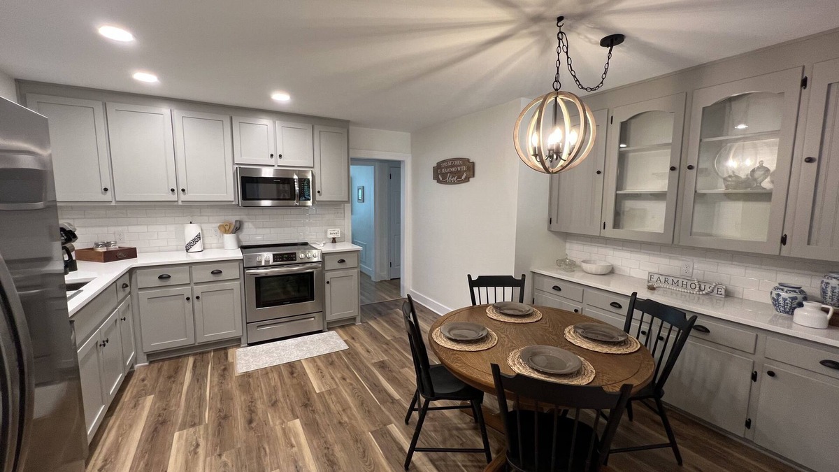 Hickory House | Beautiful 2BD 2BA home in small-town America
