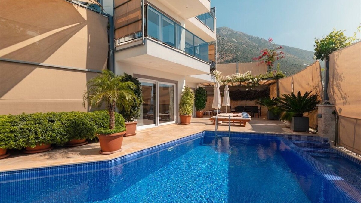 Kalkan Villa | Beautiful 3 Bedroom Villa, Private Pool and Sea Views