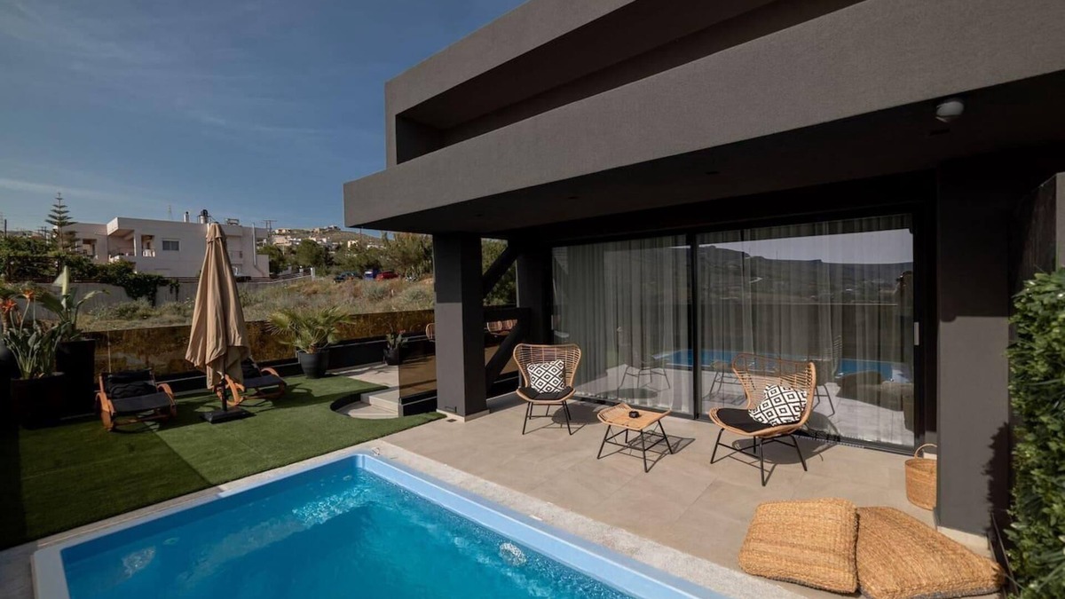 Vathianos Kampos Villa | Beautiful 4-Bed Villa Ria in Vathianos Kampos