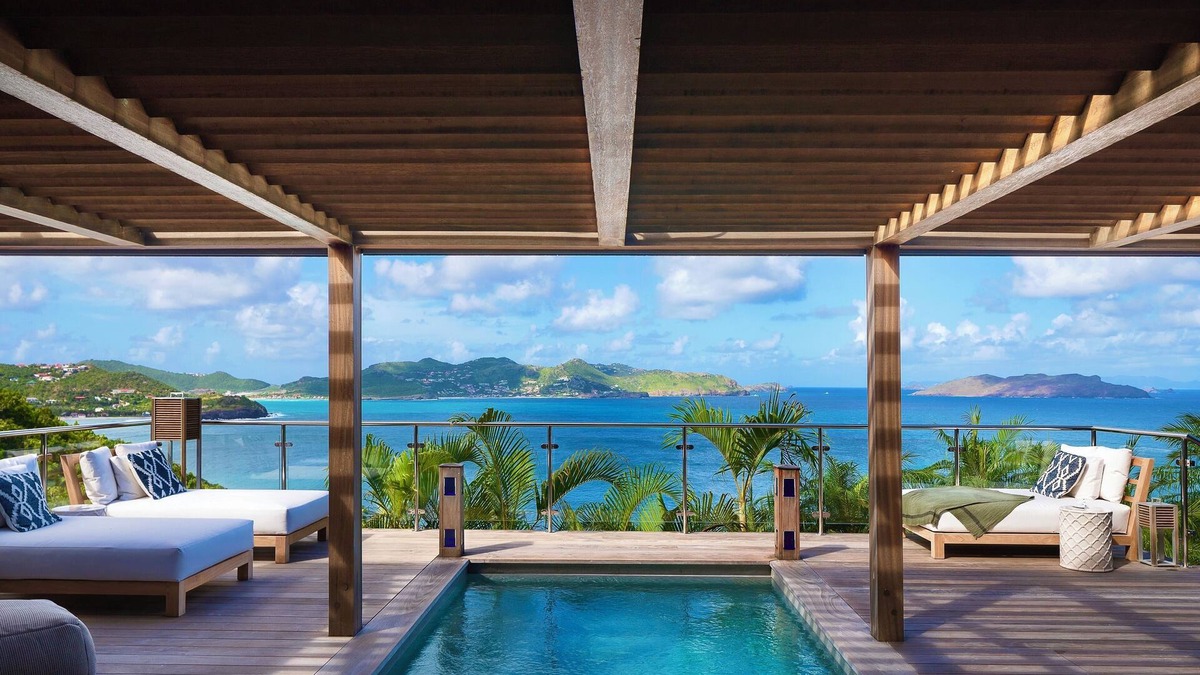 Pointe Milou Villa | Beautiful 4-bedroom bohemian-style villa with sea view, perfect for sunset lover