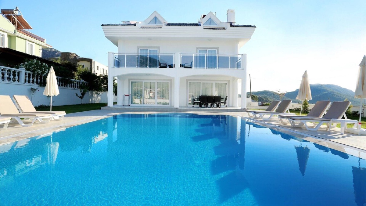 Oludeniz Villa | Beautiful 4 Bedroom Villa, Private Heated Pool & Garden, Mountain Views. Ovacik.