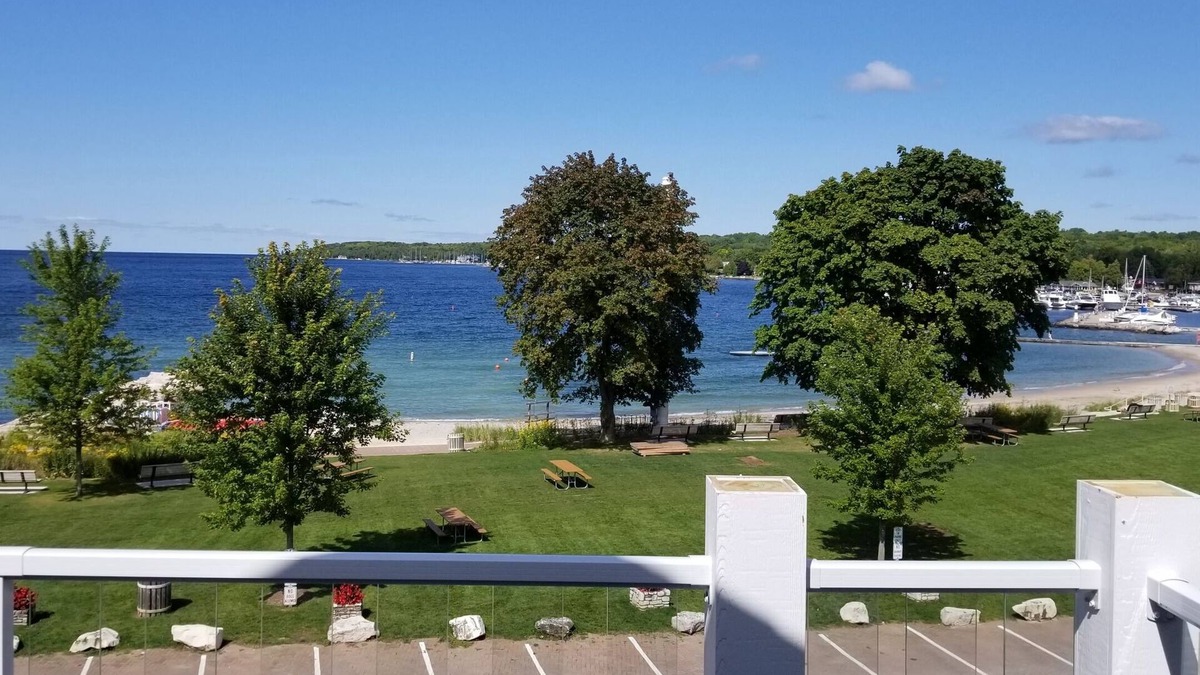 Sister Bay Condo | Beautiful Adults Only Water View Condo, Downtown Sister Bay, Walk To Everything