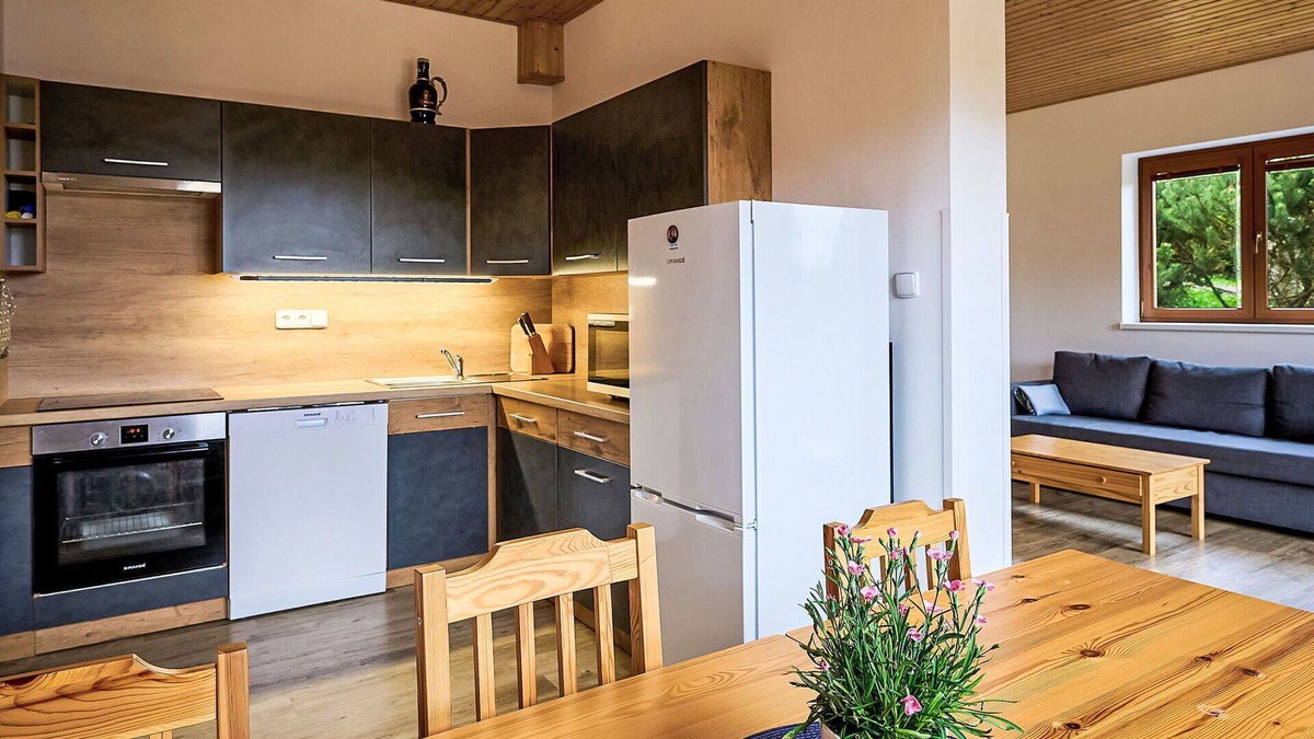 Nova Ves nad Nisou Apartment | Beautiful apartment for 9 guests with WIFI, TV and terrace