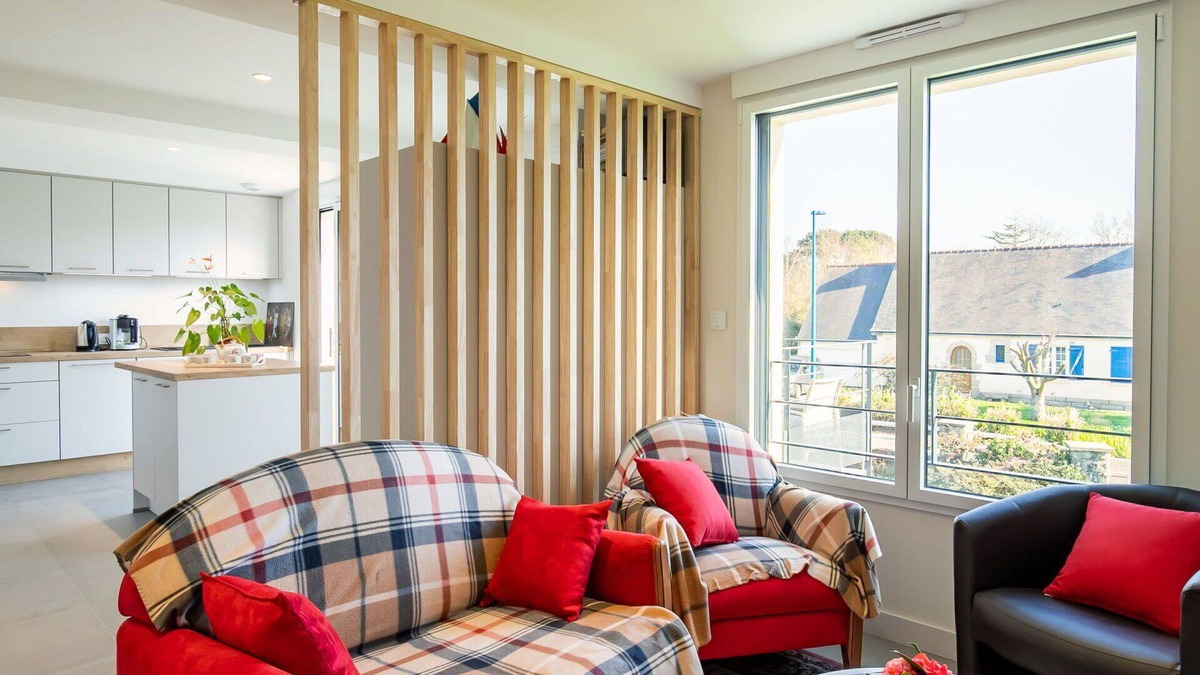 Nevez Apartment | Beautiful apartment for 4 guests with WIFI, TV, balcony and parking