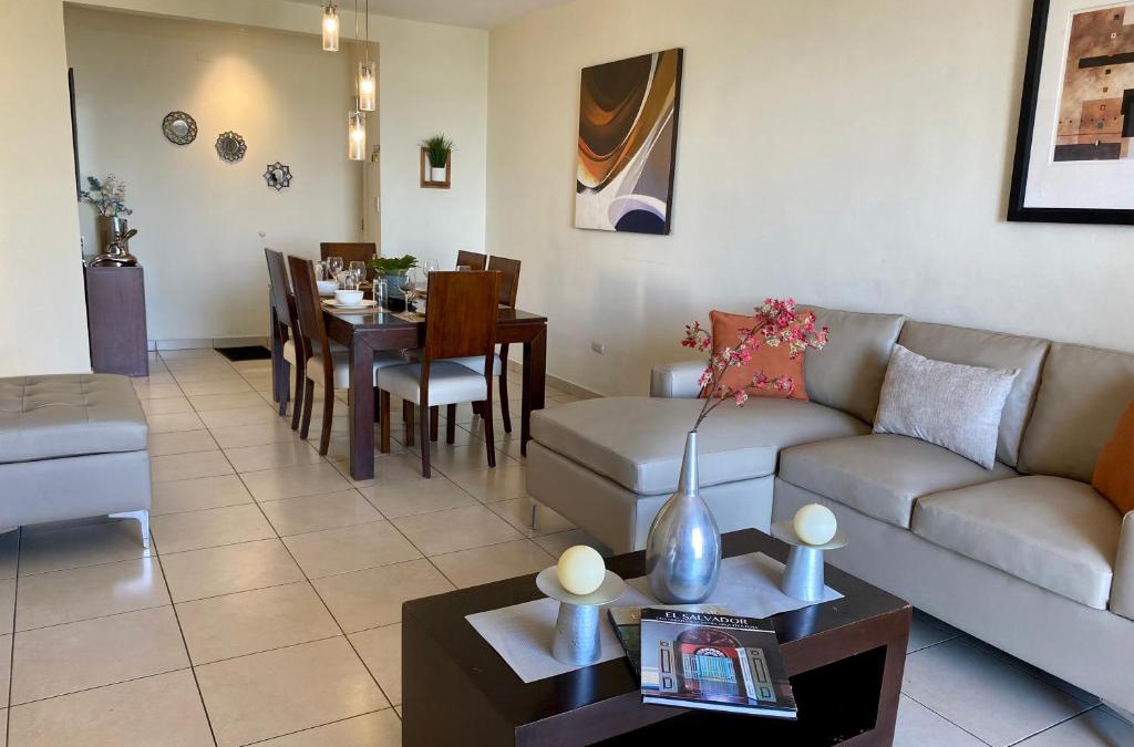 San Salvador Apartment | Beautiful apartment, Terrace with incredible view, 3 bdr, Escalon, Exclusive, Secure